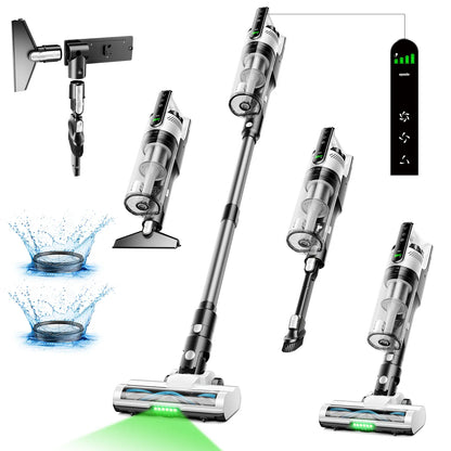 Powerful Cordless Vacuum Cleaner for Home, Carpet, Pet Hair & Hard Floors